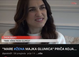 “MARE #ŽENA MAJKA GLUMICA” PRIČA KOJA RASPLAČE I NASMIJE TISUĆE ŽENA