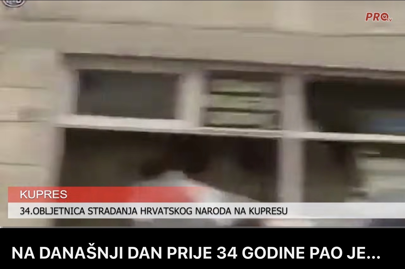 NA DANAŠNJI DAN PRIJE 34 GODINE PAO JE KUPRES