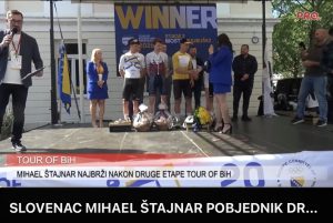 SLOVENAC MIHAEL ŠTAJNAR POBJEDNIK DRUGE ETAPE TOUR OF BiH