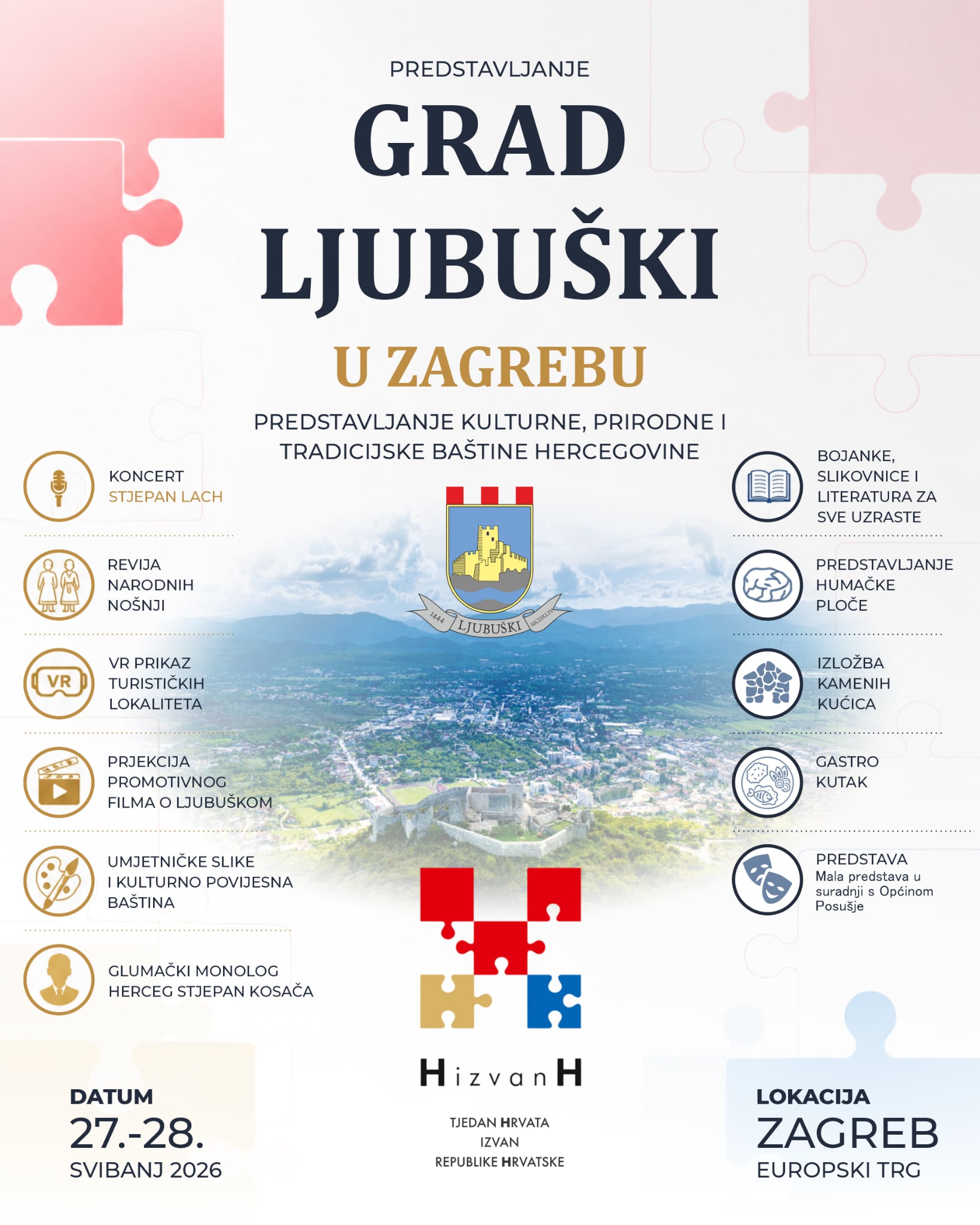 Grad Ljubuški na Tjednu Hrvata izvan RH u Zagrebu