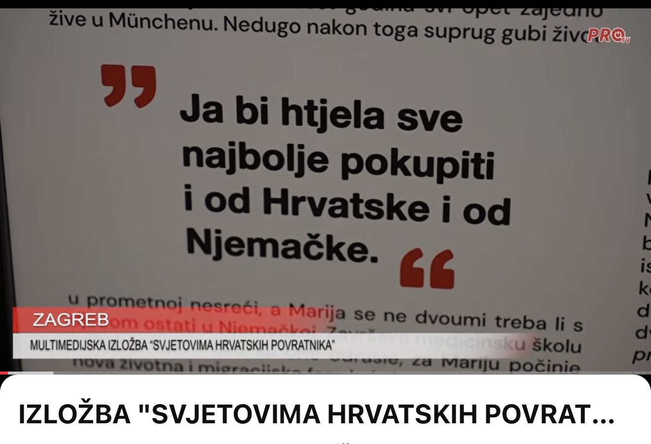 IZLOŽBA “SVJETOVIMA HRVATSKIH POVRATNIKA” U ZAGREBU – TJEDAN HRVATA IZVAN RH