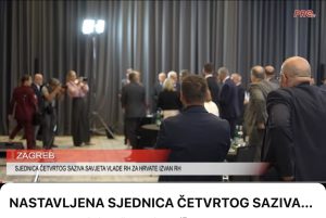 NASTAVLJENA SJEDNICA ČETVRTOG SAZIVA SAVJETA VLADE REPUBLIKE HRVATSKE ZA HRVATE IZVAN RH