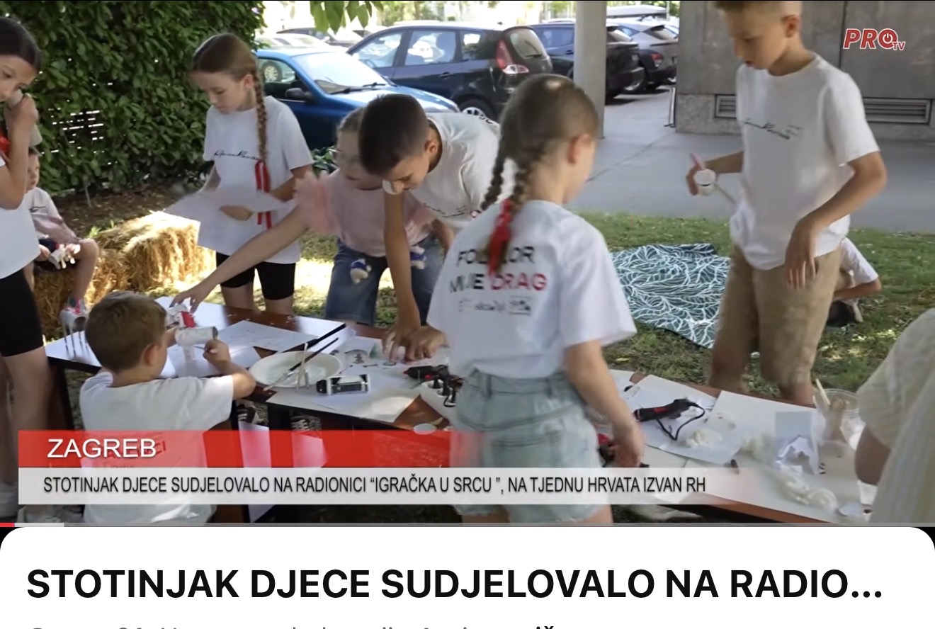 STOTINJAK DJECE SUDJELOVALO NA RADIONICI IGRAČKA U SRCU NA TJEDNU HRVATA IZVAN RH