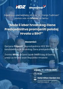 Tribina u Zagrebu: Može li izbor hrvatskog člana Predsjedništva promijeniti položaj Hrvata u BiH?