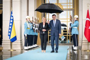 Predsjedateljica Vijeća ministara BiH Borjana Krišto u posjetu službenoj Ankari: Sastanak s potpredsjednikom R. Turske Cevdet Yilmazom
