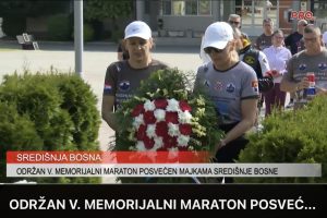ODRŽAN V. MEMORIJALNI MARATON POSVEĆEN MAJKAMA SREDIŠNJE BOSNE