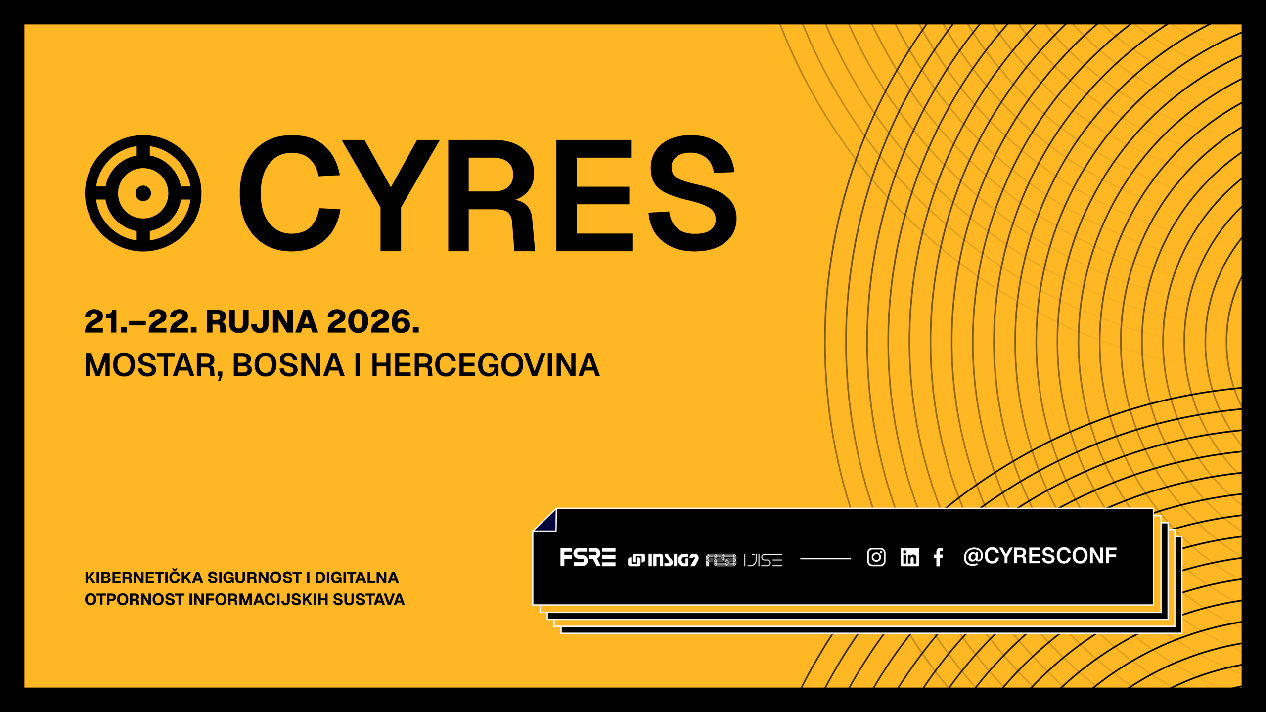 FSRE organizira međunarodnu konferenciju CYRES 2026 o kibernetičkoj sigurnosti i digitalnoj otpornosti