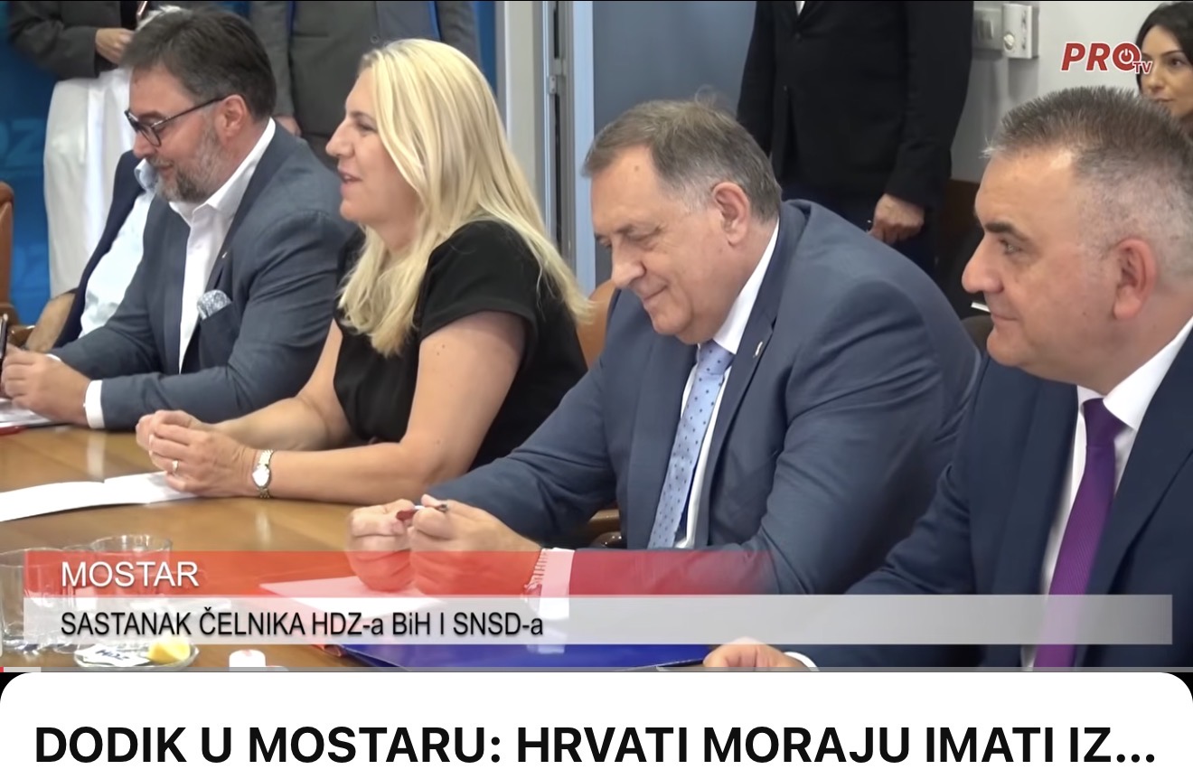 DODIK U MOSTARU: HRVATI MORAJU IMATI IZBORNU JEDINICU