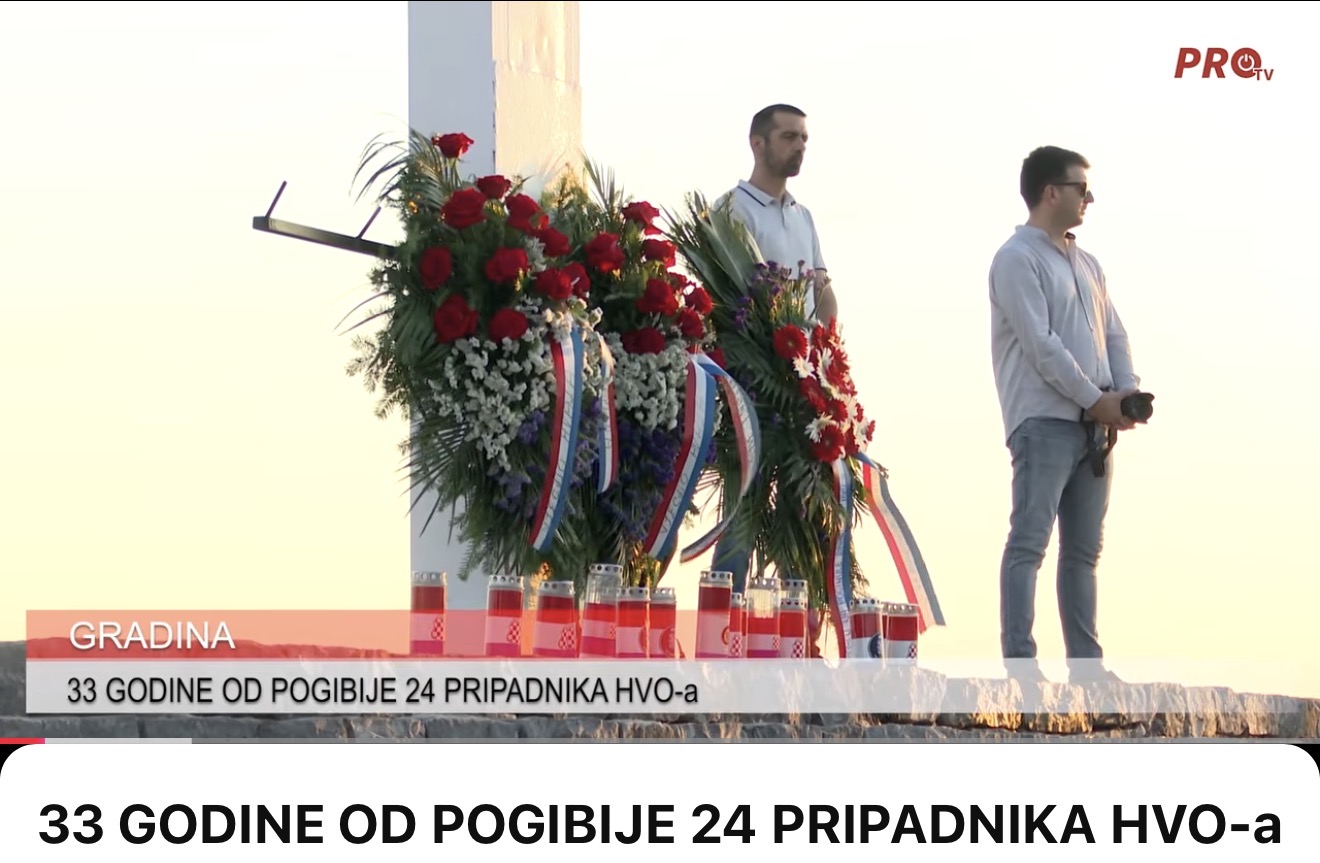 33 GODINE OD POGIBIJE 24 PRIPADNIKA HVO-a