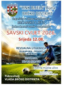 NAJAVA: Savski cvijet 2026. okuplja nogometaše u Bijeloj