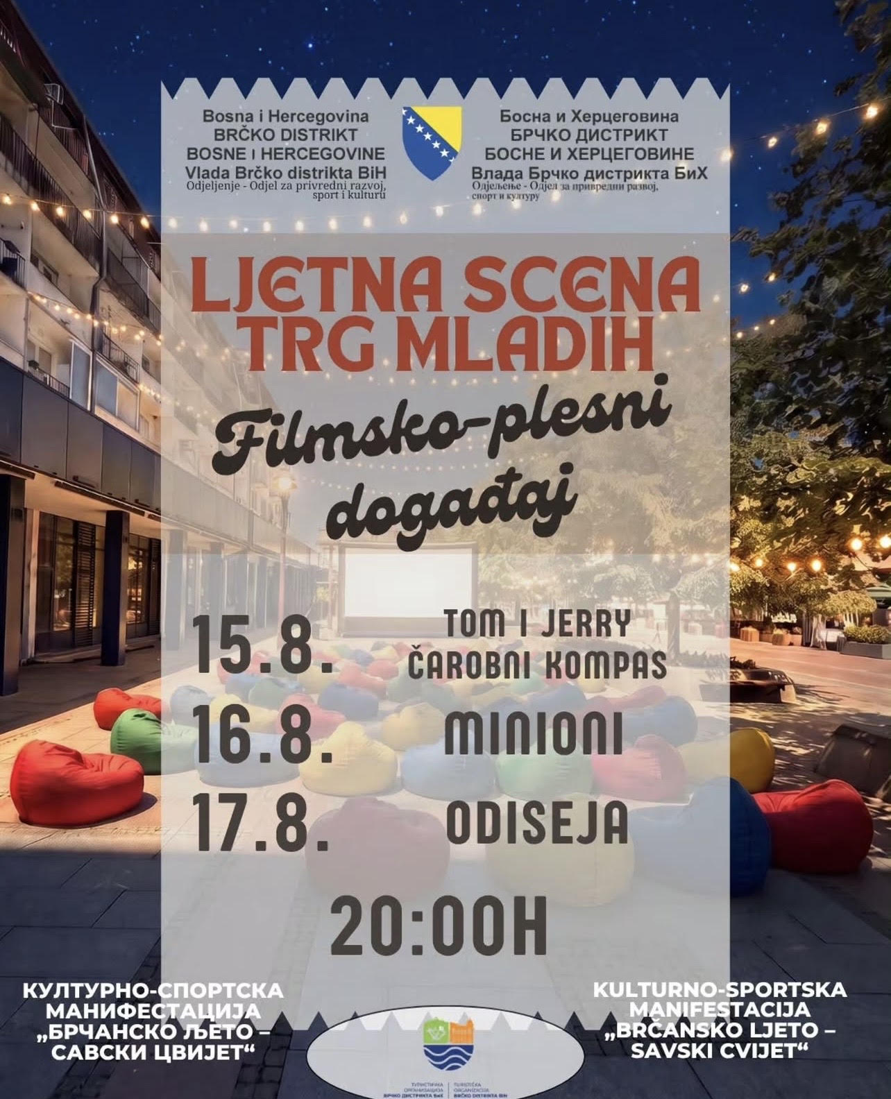 NAJAVA: Tri večeri filma i zabave u Brčkom