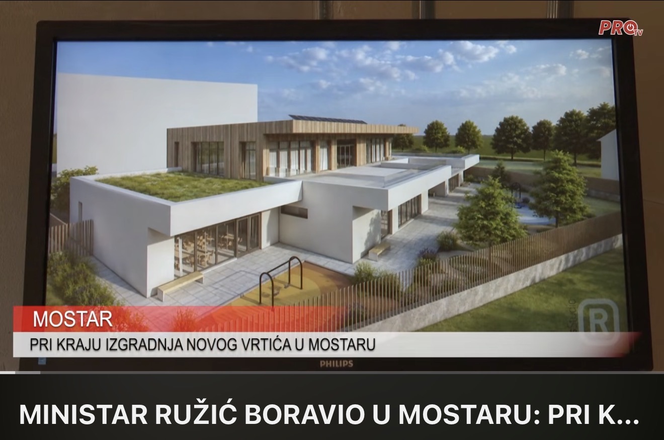 MINISTAR RUŽIĆ BORAVIO U MOSTARU: PRI KRAJU IZGRADNJA NOVOG VRTIĆA U RODOČU